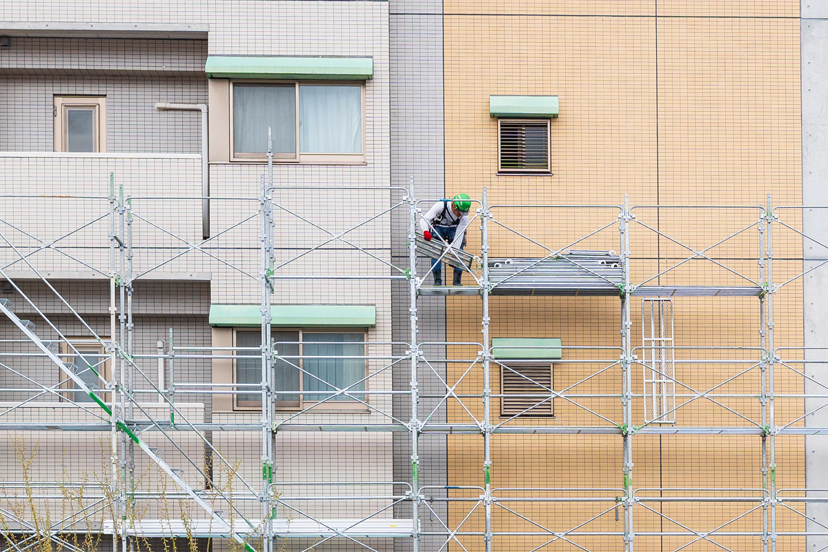 仮設足場工事